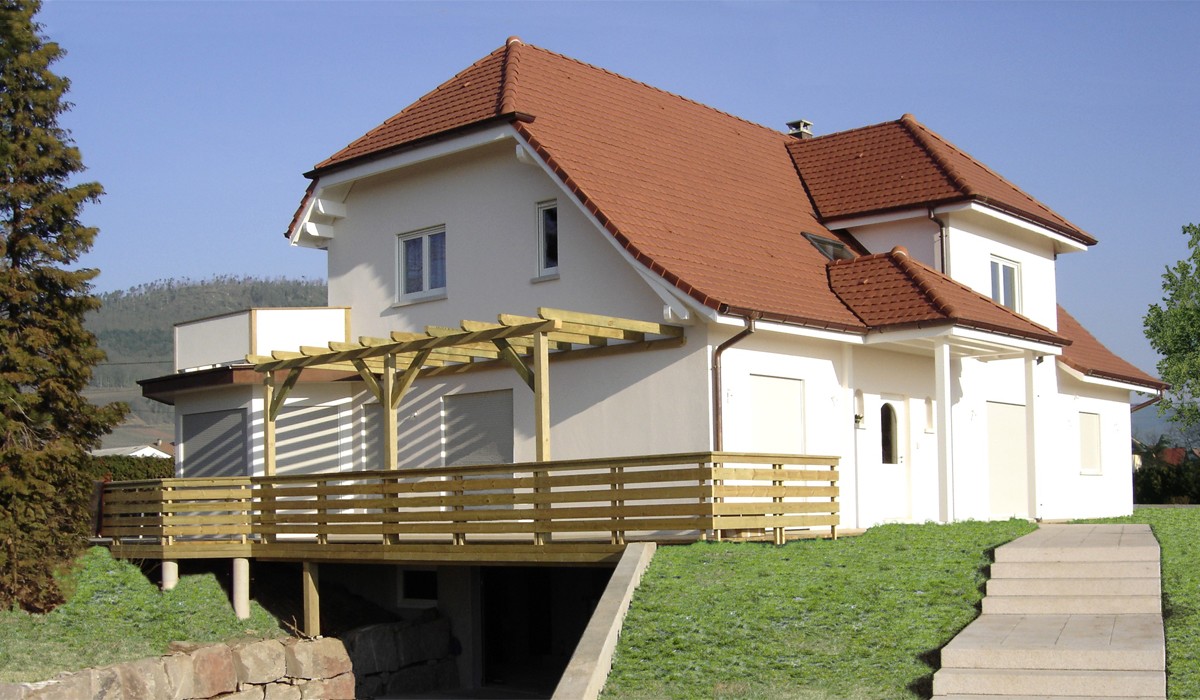 Maison ossature bois à Kintzheim