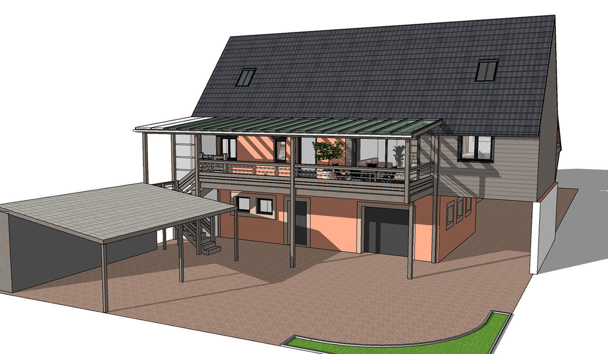 Projet d'extension rénovation à Sigolsheim