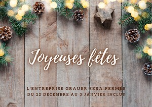 Ho Ho Ho.... c'est bientôt Noël, repos annuel pour nos équipes !